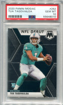 Tua Tagovailoa 2020 Panini Mosaic Rookie Card #262 PSA 10 RC