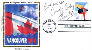 Cindy Curley Autographed First Day Cover