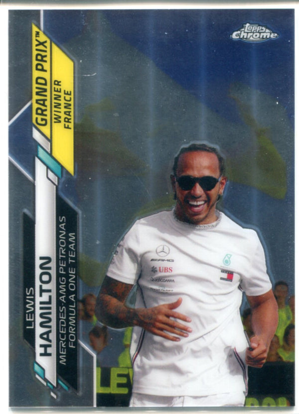 Lewis Hamilton 2020 Topps Chrome Card #140