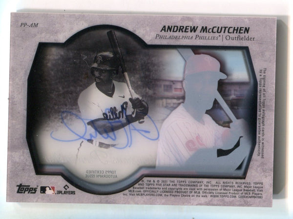 2021 Topps Five Star Pentamerous Penmanship Autographs Andrew McCutchen  Auto 5/5