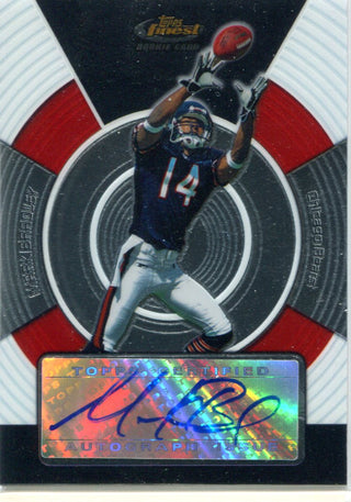 Mark Bradley 2005 Topps Finest Autographed Rookie Card