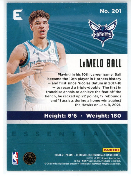 LaMelo Ball 2020-21 Panini Chronicles Rookie Card #102