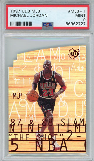 Michael Jordan 1997 UD3 MJ3 Card #MJ3-1 (PSA)