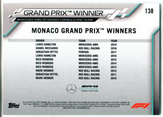 Lewis Hamilton 2020 Topps Chrome Card #138