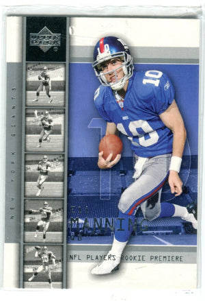Eli Manning 2004 Upper Deck Rookie Premiere Card