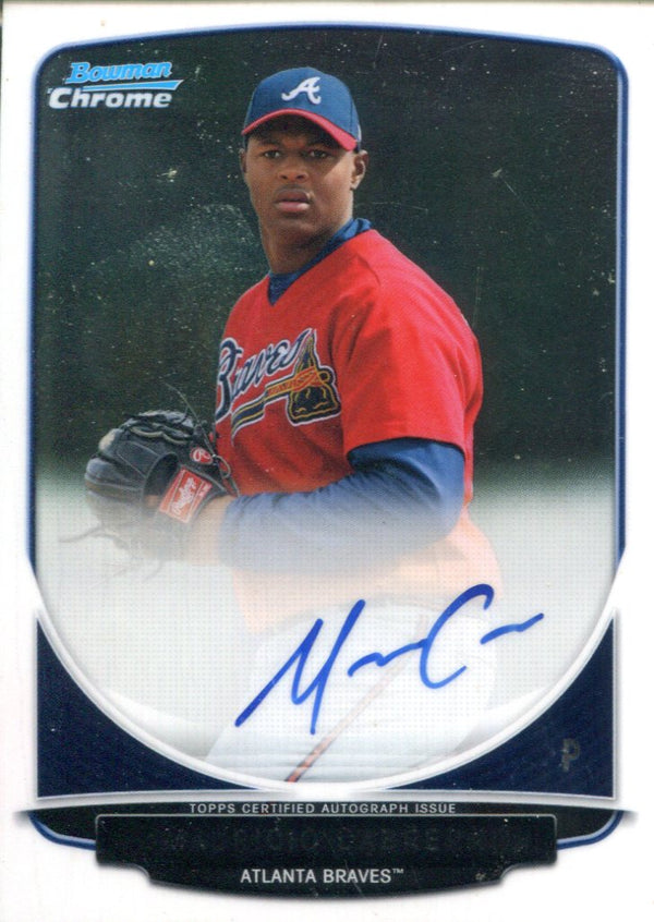 Mauricio Cabrera Autographed 2013 Bowman Chrome Card