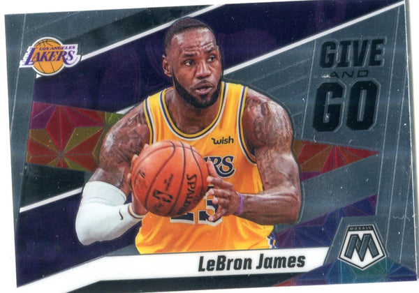 LeBron James 2019 Mosaic Give and Go Card