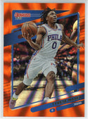 Tyrese Maxey 2021-22 Panini Donruss Orange Card #48