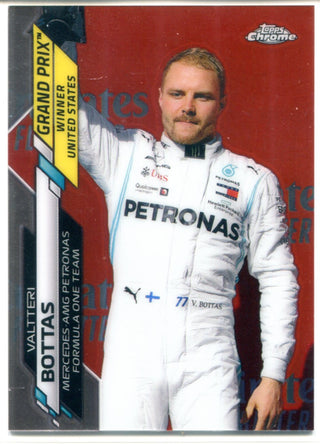 Valtteri Bottas 2020 Topps Chrome Card #151
