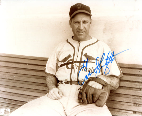 Enos Slaughter Autographed 8x10 Photo