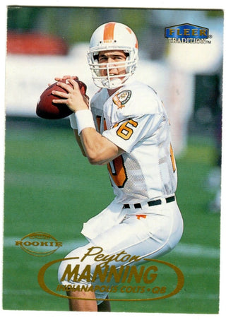 Peyton Manning 1998 Fleer Rookie Card