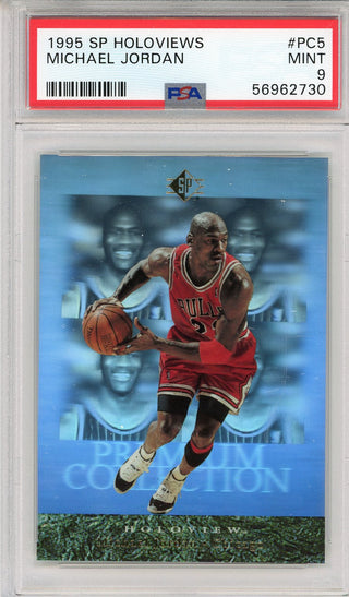 Michael Jordan 1995 Upper Deck SP Holoview Card #PC5 (PSA)