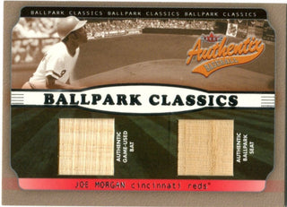 Joe Morgan 2002 Fleer Ballpark Classics #BCJM Bat Card