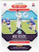 Mike Gesicki 2021 Panini Playbook Hot Routes Patch Card #HR-MG