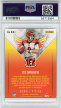 Joe Burrow 2020 Panini Phoenix Rookie Rising Card #RR1 (PSA)
