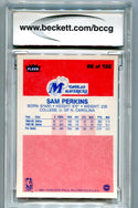 Sam Perkins 1986-87 Fleer Premier #86 BCCG Near Mint 9 Card