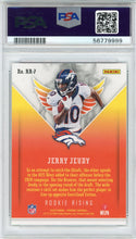 Jerry Jeudy 2020 Panini Phoenix Rookie Rising Card #RR7 (PSA)