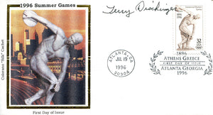 Terry Dischinger Autographed First Day Cover