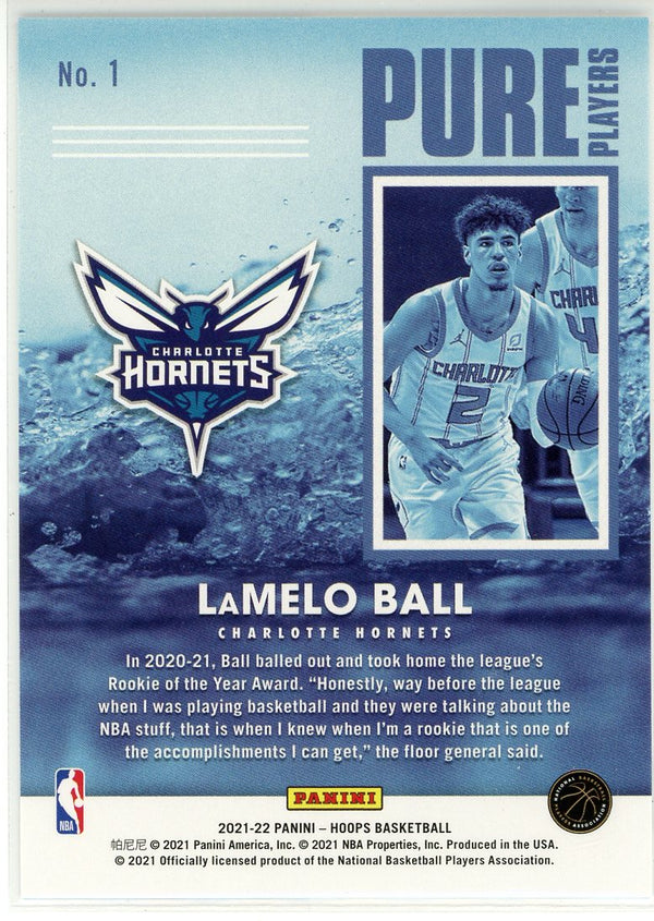 LaMelo Ball 2020-21 Panini Hoops Rookie Card #1
