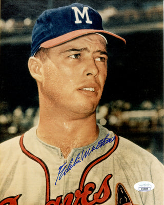 Eddie Mathews Autographed 8x10 Photo (JSA)