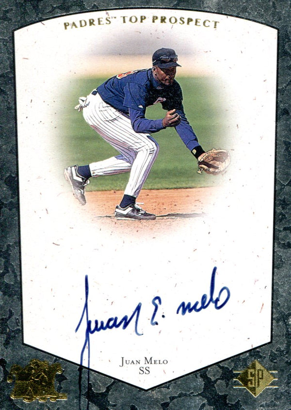 Juan Melo Autographed 1997 Upper Deck SP Card