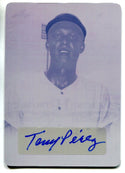Tony Perez 2013 Leaf Sports Heroes Magenta Plate Autographed #1/1