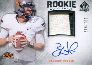 Brandon Weeden Autographed 2012 Upper Deck Card