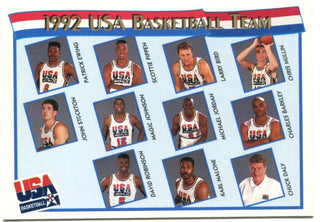 1992 Olympics USA Basketball Team Card
