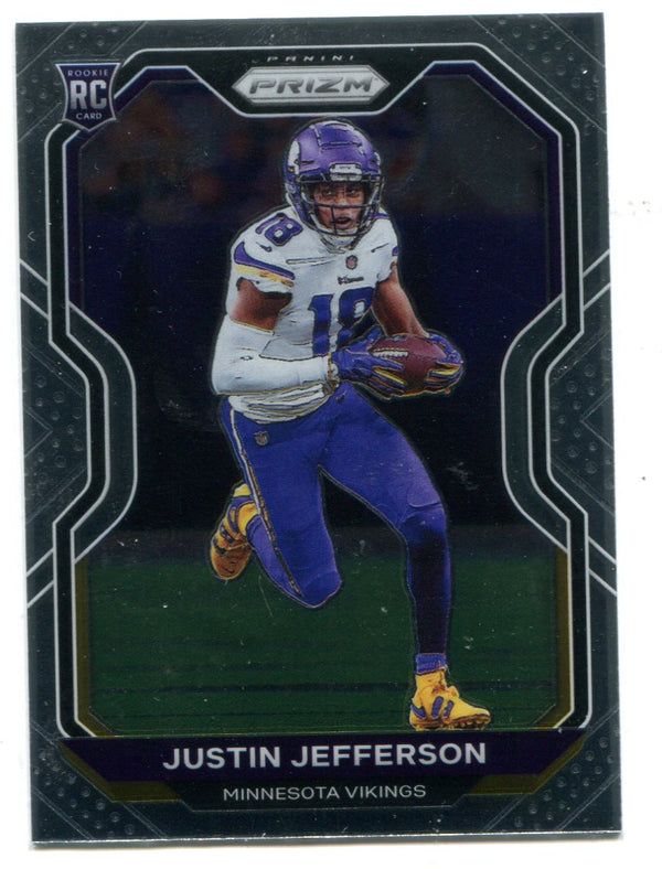 Justin Jefferson 2020 Panini Prizm #398 Rookie Card