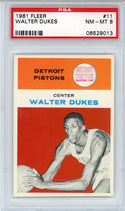 Walter Dukes 1961 Fleer Card #11 (PSA NM-MT 8)