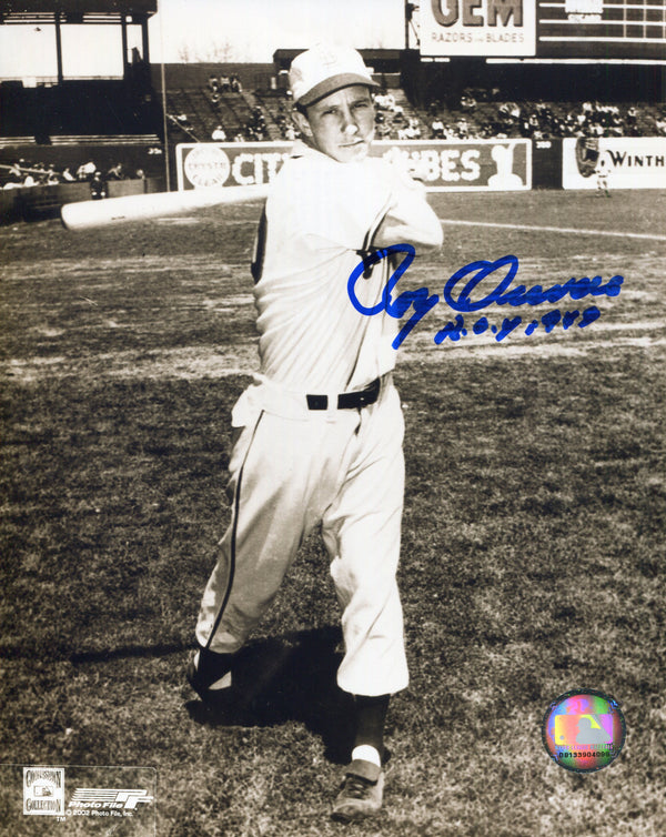 Roy Sievers ROY 1949 Autographed / Signed Minnesota Senators Baseball 8x10 Photo