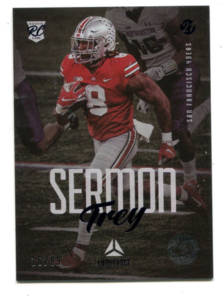 Trey Sermon 2021 Panini Luminance #108 Rookie Card /99