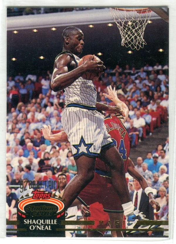 Shaquille O'Neal 1992 Topps Stadium Club Rookie Card