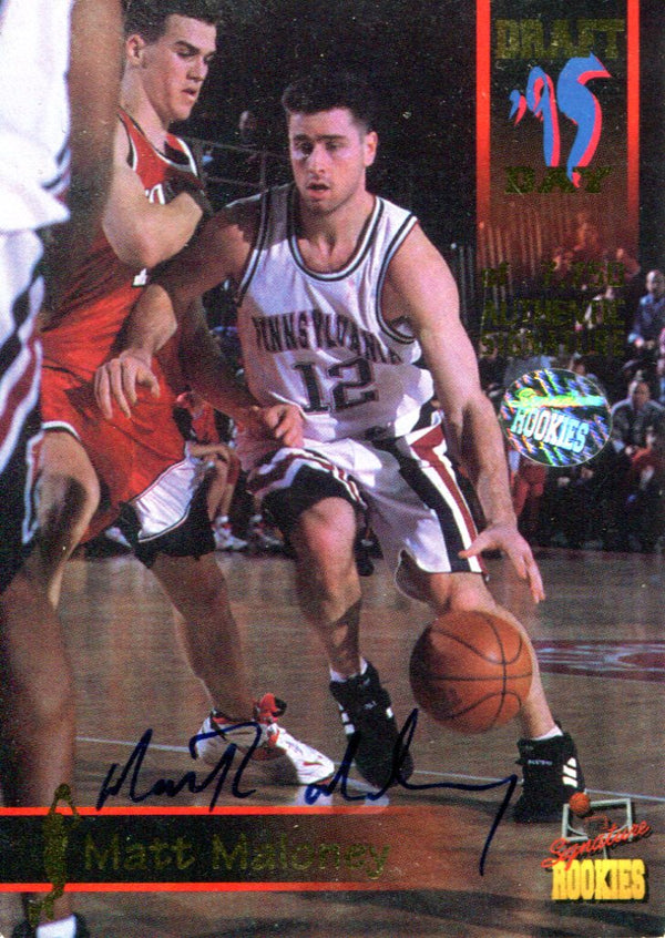 Matt Maloney Autographed 1995 Signature Rookies Card