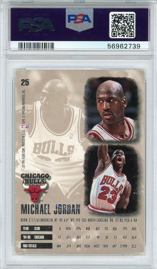 Michael Jordan 1995 Fleer Ultra Gold Medallion Card #25 (PSA)