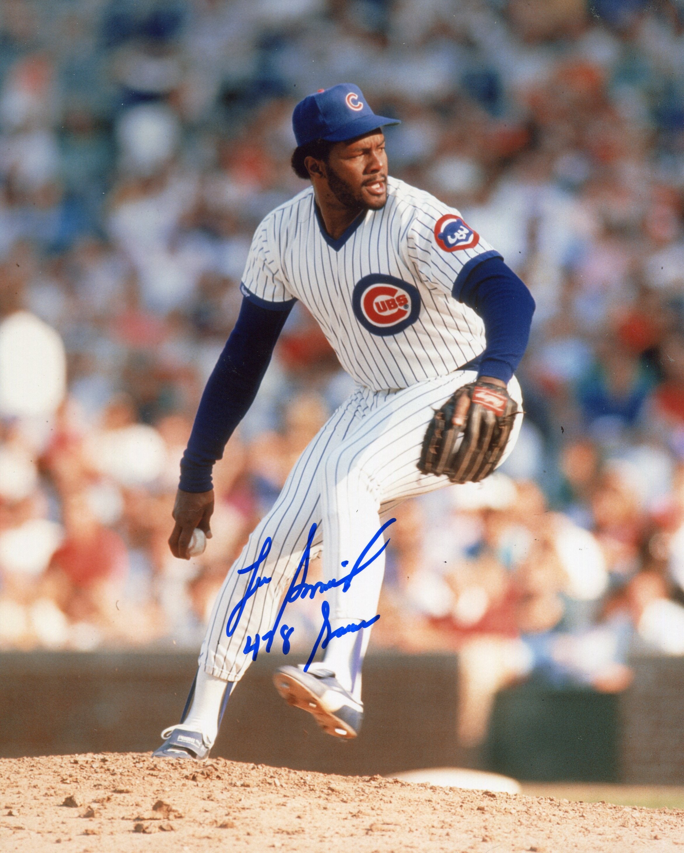 Lee Smith Autographed Signed Chicago Cubs 8x10 Photo