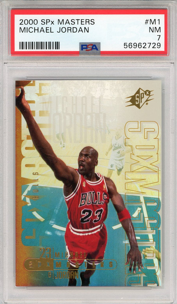Michael Jordan 2000 Upper Deck SPx Masters Card #M1 (PSA)