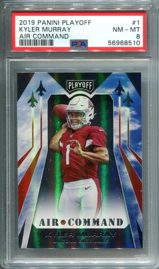 Kyler Murray 2019 Panini Playoff #1 Air Commando PSA 8 RC