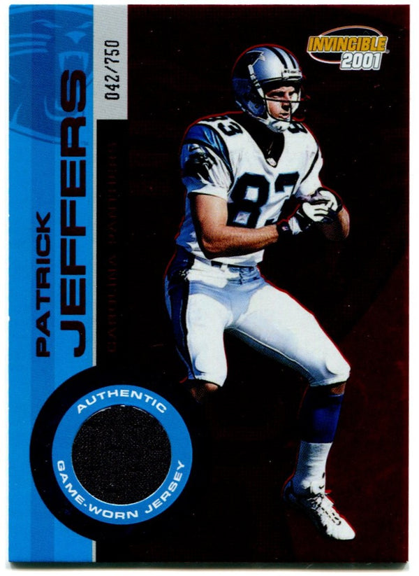 Patrick Jeffers Invincible 2001 Authentic Jersey Card