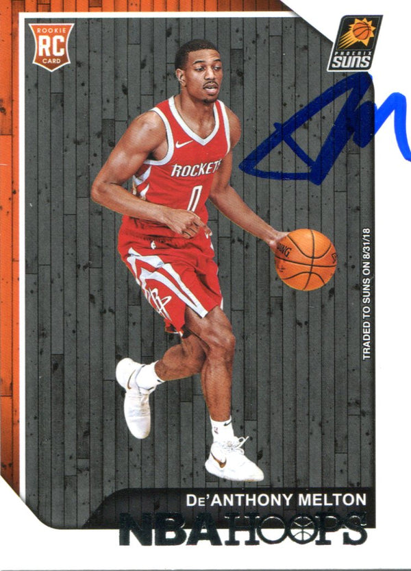 De'Anthony Melton Autographed 2018-19 Panini Hoops Rookie Card