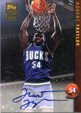 Robert Traylor Autographed 1999 Topps Card