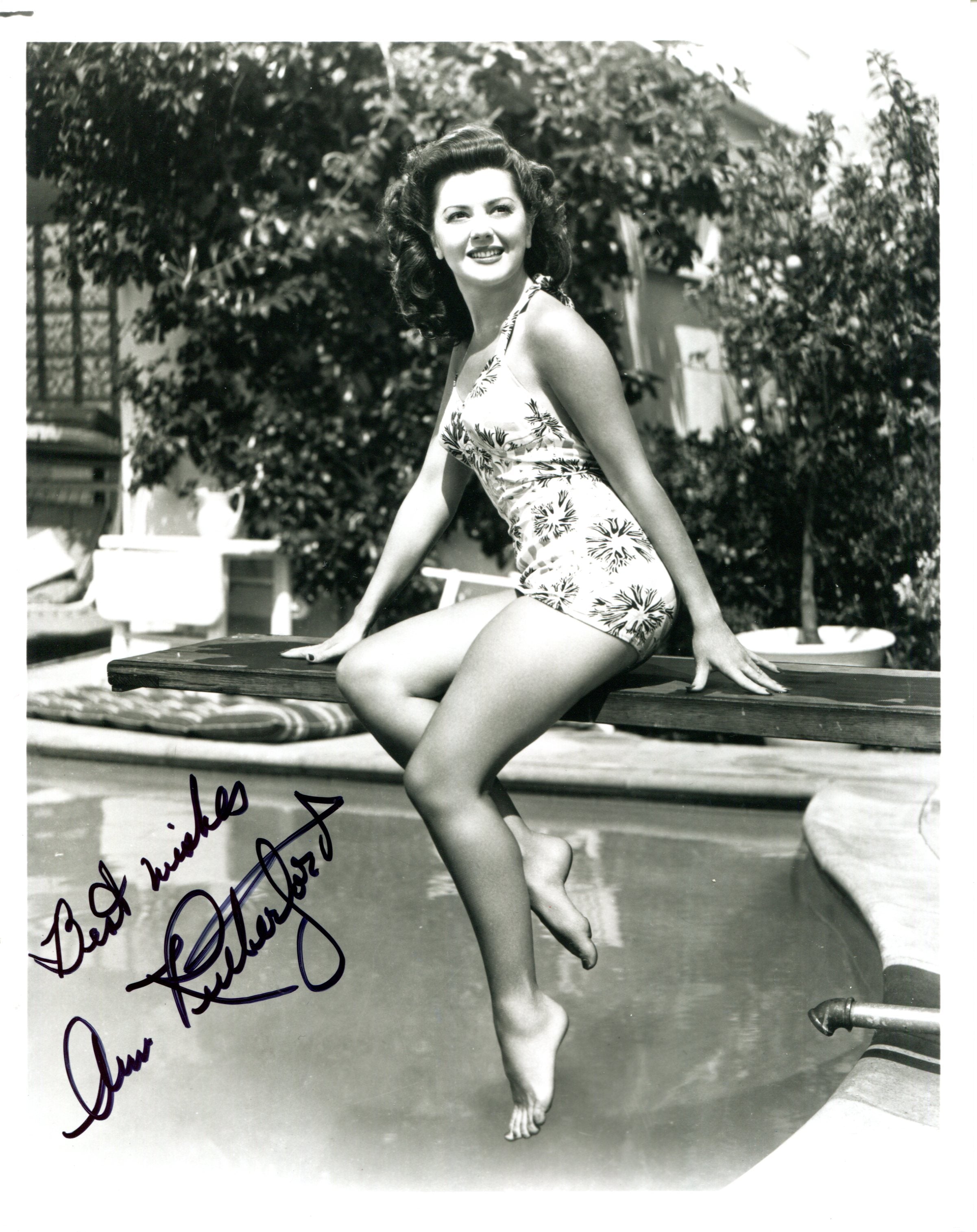 Ann Rutherford Autographed 8x10 Photo | Hollywood Collectibles