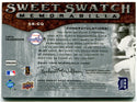 Curtis Granderson Upper Deck Sweet Swatch Authentic Game Used Jersey Card