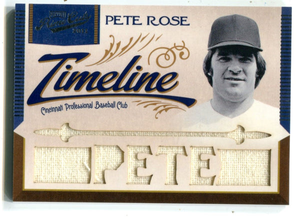 Pete Rose 2012 Panini Playoff Prime Cuts Card #17 15/25
