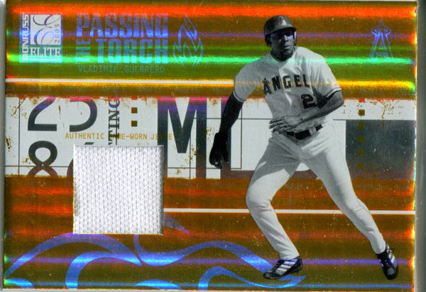 Vladimir Guerrero 2005 Donruss Passing the Torch Jersey Card #87/250