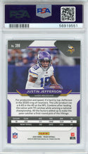 Justin Jefferson 2020 Panini Prizm Rookie Card #398 (PSA)