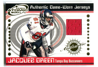 Jacques Green 2001 Prism Atomic Game Worn Jersey Card #92