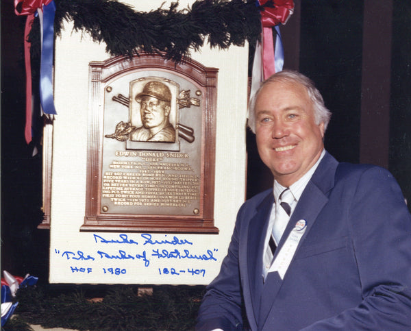 Duke Snider Autographed 8X10 Photo