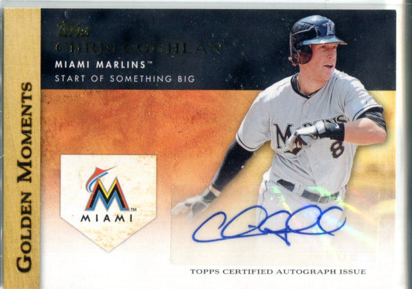 Chris Coghlan Autographed Topps Card