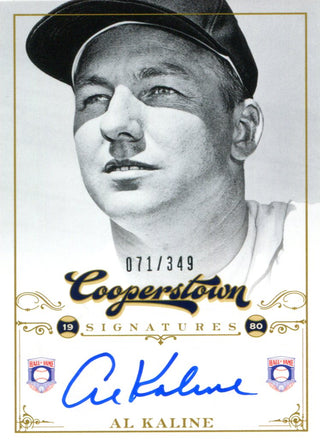 Al Kaline Autographed 2012 Panini Cooperstown Signatures Card